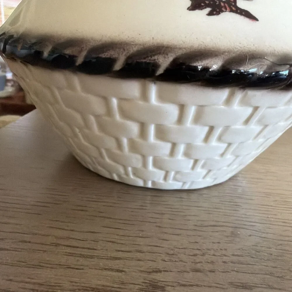 VTG Rare Poppy trail by Metlox Rooster Carafe
